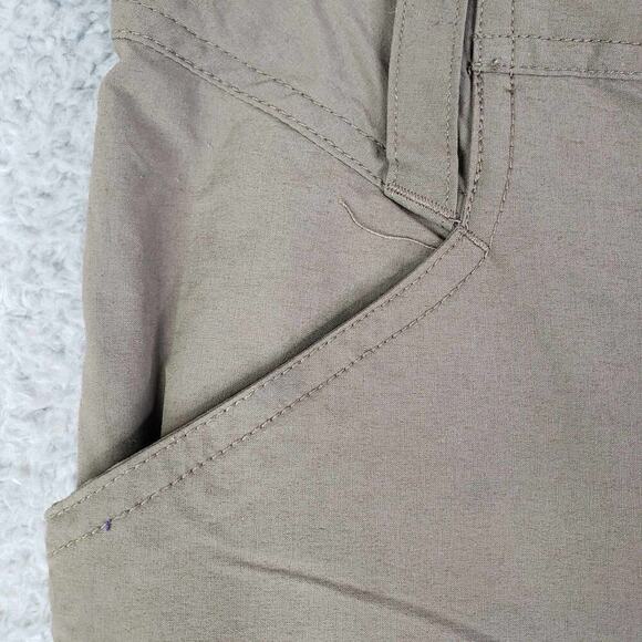 The North Face Cargo Hiking Pants Women's Size 8 Khaki Nylon Stretch Straight - Picture 7 of 14